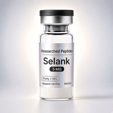 Selank research vial