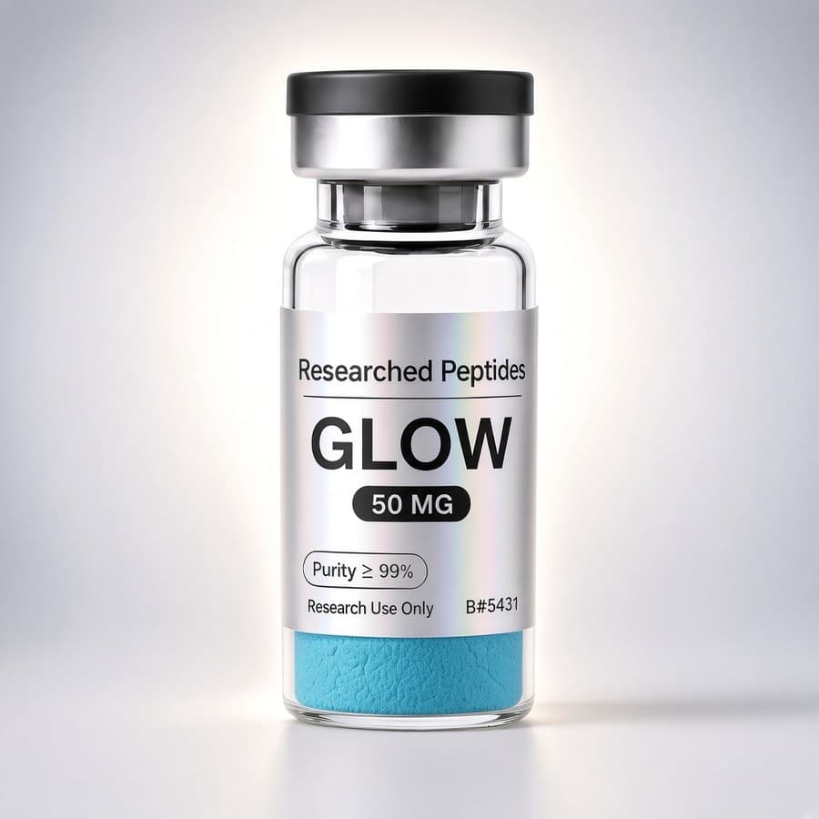 GLOW research vial