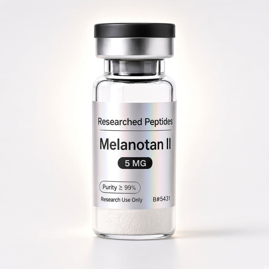 Melanotan II research vial