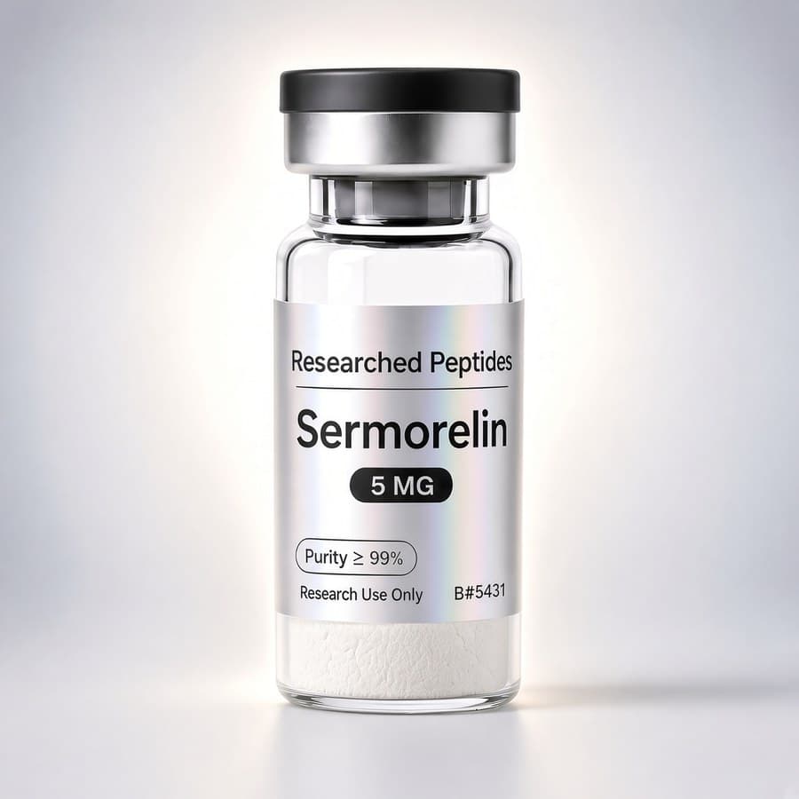 Sermorelin research vial