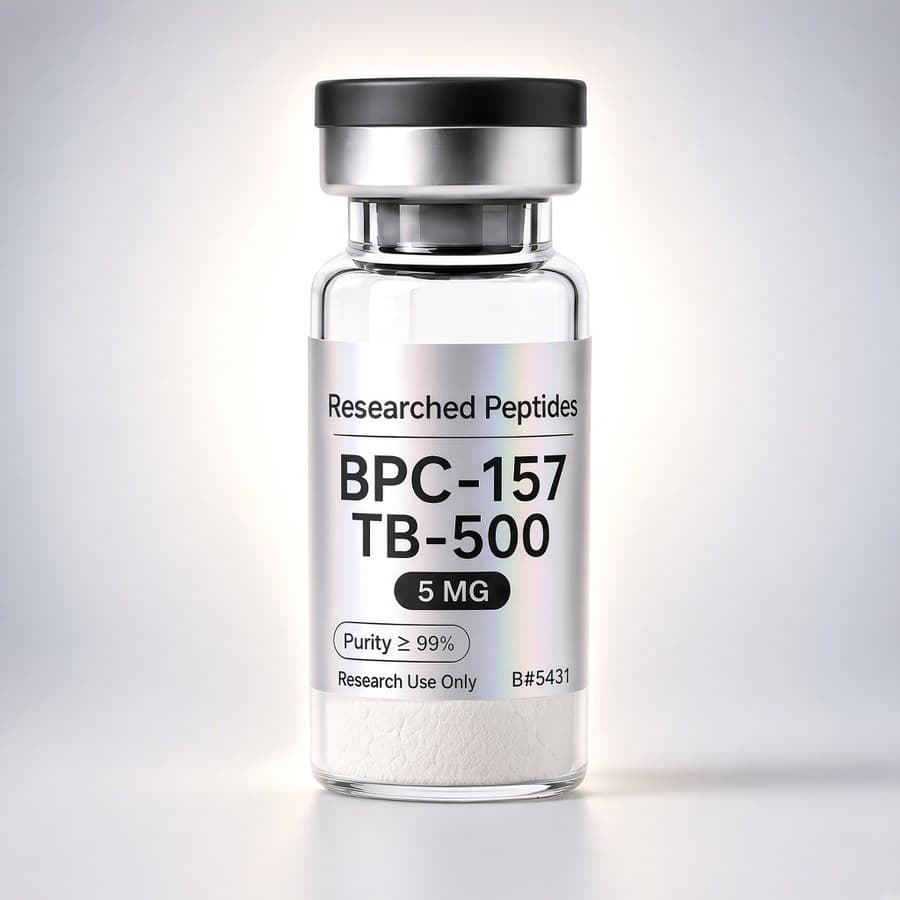 BPC-157 / TB-500 (Wolverine) research vial